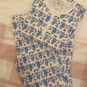 Roller Rabbit New York City Monkey Pajamas